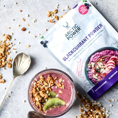 进口版ARCTIC POWER BERRIES极地黑加仑子粉无防腐剂增味剂纯天然