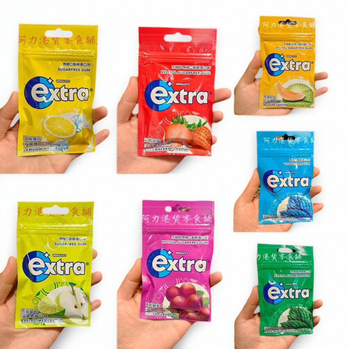 香港代购益达EXTRA无糖口香糖