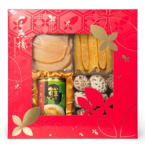 官燕栈 - 如数家珍大礼盒(花胶+螺片+鲍鱼+花菇)新年送礼尊贵年货