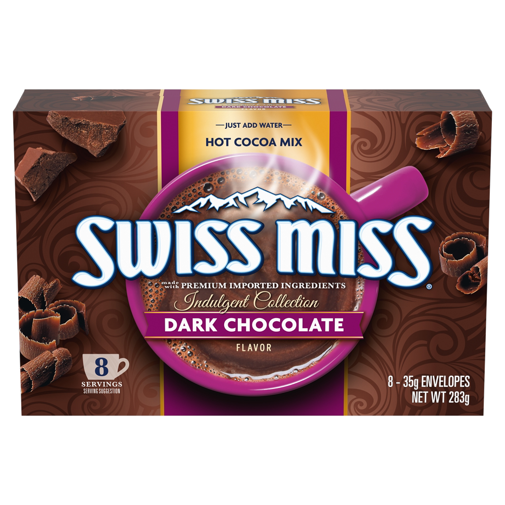SWISSMISS瑞士小姐特浓朱古力即冲装283克黑可可浓郁香醇丝滑冲泡