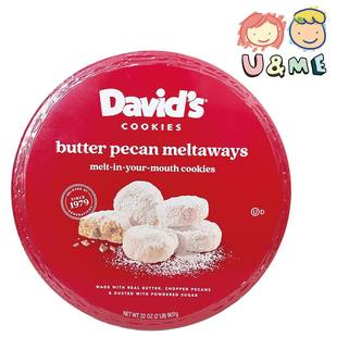 David's Cookies - 奶油山核桃曲奇32oz907g送礼新年送礼