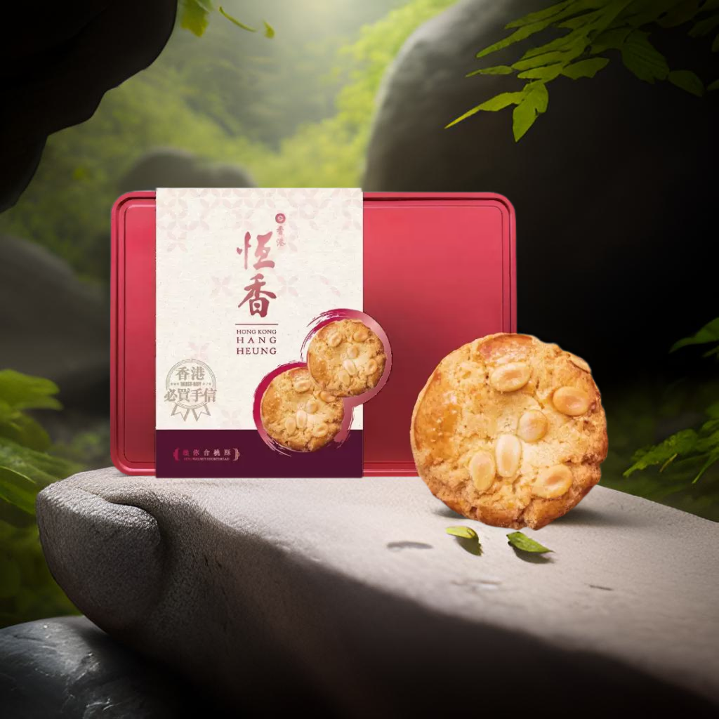 香港精品恆香迷你合桃酥零食酥脆1 盒过年送礼走亲戚香12个盒装