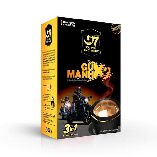 G7 COFFEE三合一特浓即冲咖啡300克12包*25g办公室提神速溶咖啡粉