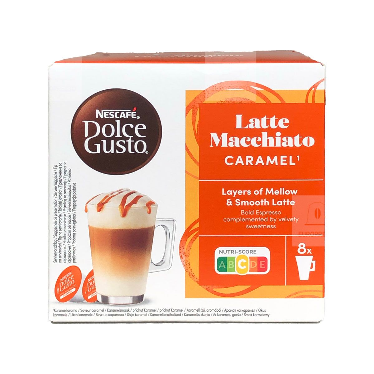 NESCAFE雀巢咖啡Dolce Gusto焦糖奶泡拿铁咖啡香浓意式独特风味版