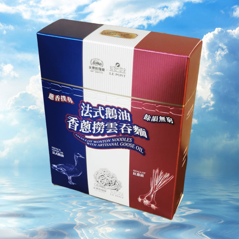 香港 WINGLOK永乐粉面厂x 乐朋LEPONT人前法式鹅油 香葱云吞面80g