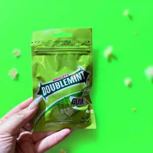 香港代购 港版WRIGLEY’S DOUBLEMINT/绿箭薄荷味香口胶口香糖35g