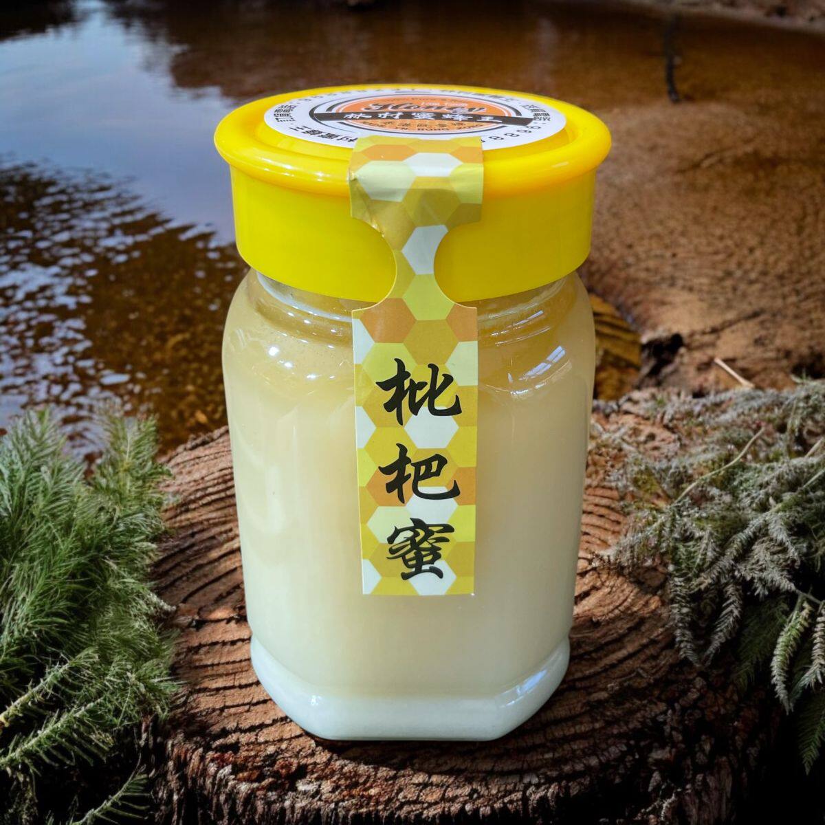 林村蜜蜂王 枇杷蜜480克天然保健食品瓶装天然食用纯正无添加进口