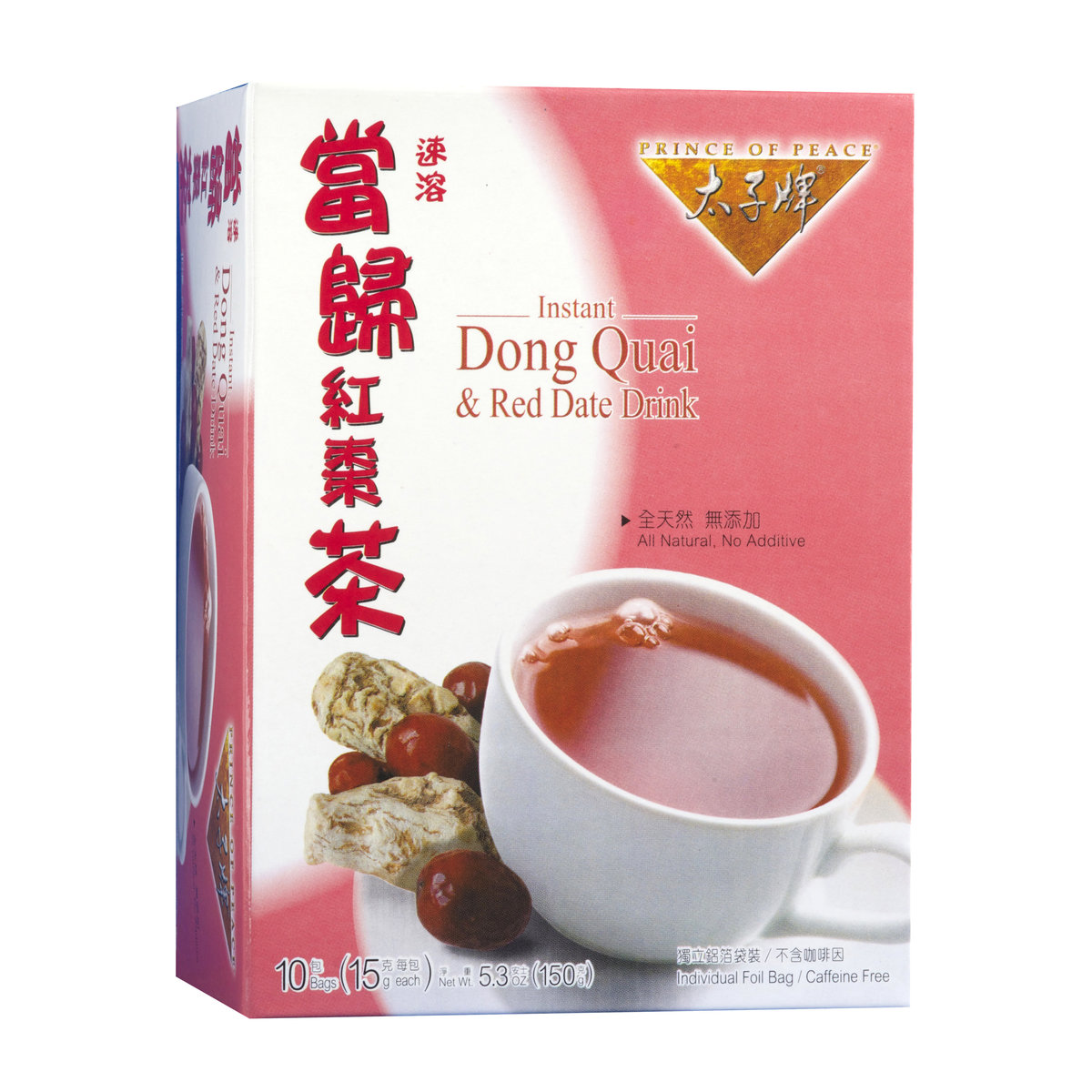 香港代购-太子牌-当归红枣茶 (10 包1盒)150g