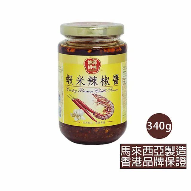HOMEI 虾米辣椒酱340g可配猪牛鸡海鲜烧烤串烧其中食品拌饭面酱版