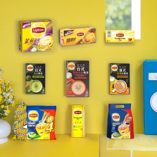 进口立顿全系列 金装倍醇奶茶 抹茶奶茶 大茶包绿茶 香片 铁观音