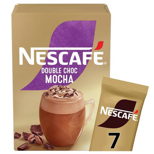 雀巢咖啡 香港进口金装Double Choc Mocha办公速溶牛奶咖啡7袋装