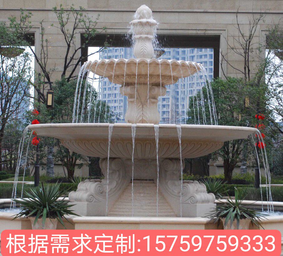 石雕现代石材雕刻喷泉