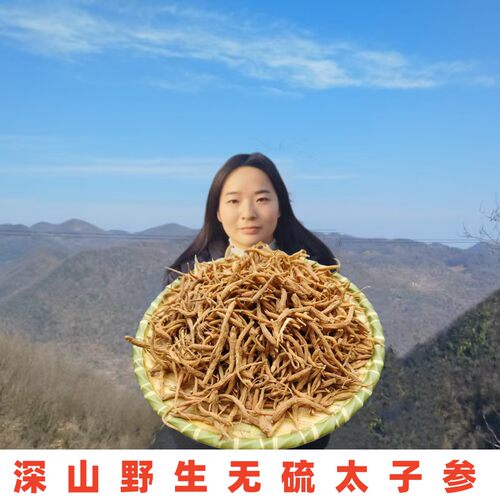太子参中药材正品太子参500g麦冬儿童成长汤煲汤无硫野生太子参