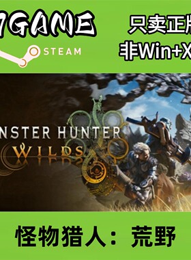 Steam 正版 国区 怪物猎人荒野 cdkey 激活入库 pc端游戏