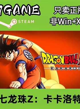 Steam 正版 国区 七龙珠Z：卡卡罗特 cdkey 激活入库 pc端游戏