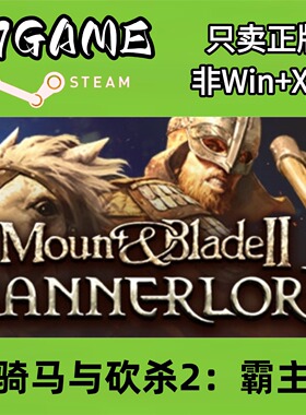 Steam 正版 国区 骑马与砍杀2 cdkey 激活入库 pc端游戏