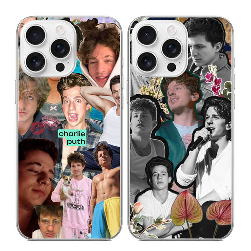 适用iphone16苹果17promax手机壳安卓oppo透明软壳小米华为pura断眉Charlie Puth 普斯欧美歌手