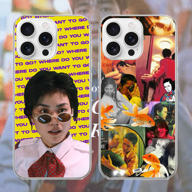 王菲金城武梁朝伟适用iphone苹果17promax手机壳安卓透明软壳小米华为pura王家卫电影花样年华香港复古
