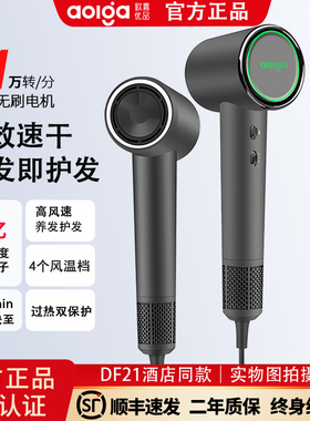 Aolga欧嘉优品电吹风机家用酒店款高速护发df21大风力负离子风筒