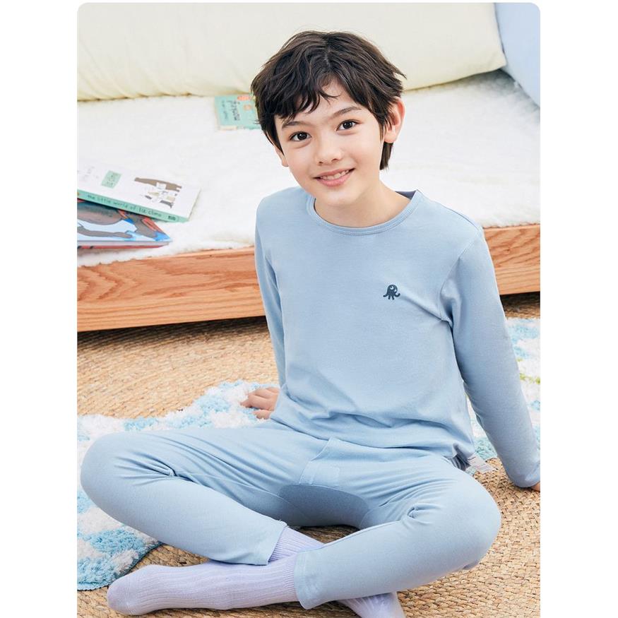 儿童内衣套装保暖纯棉男