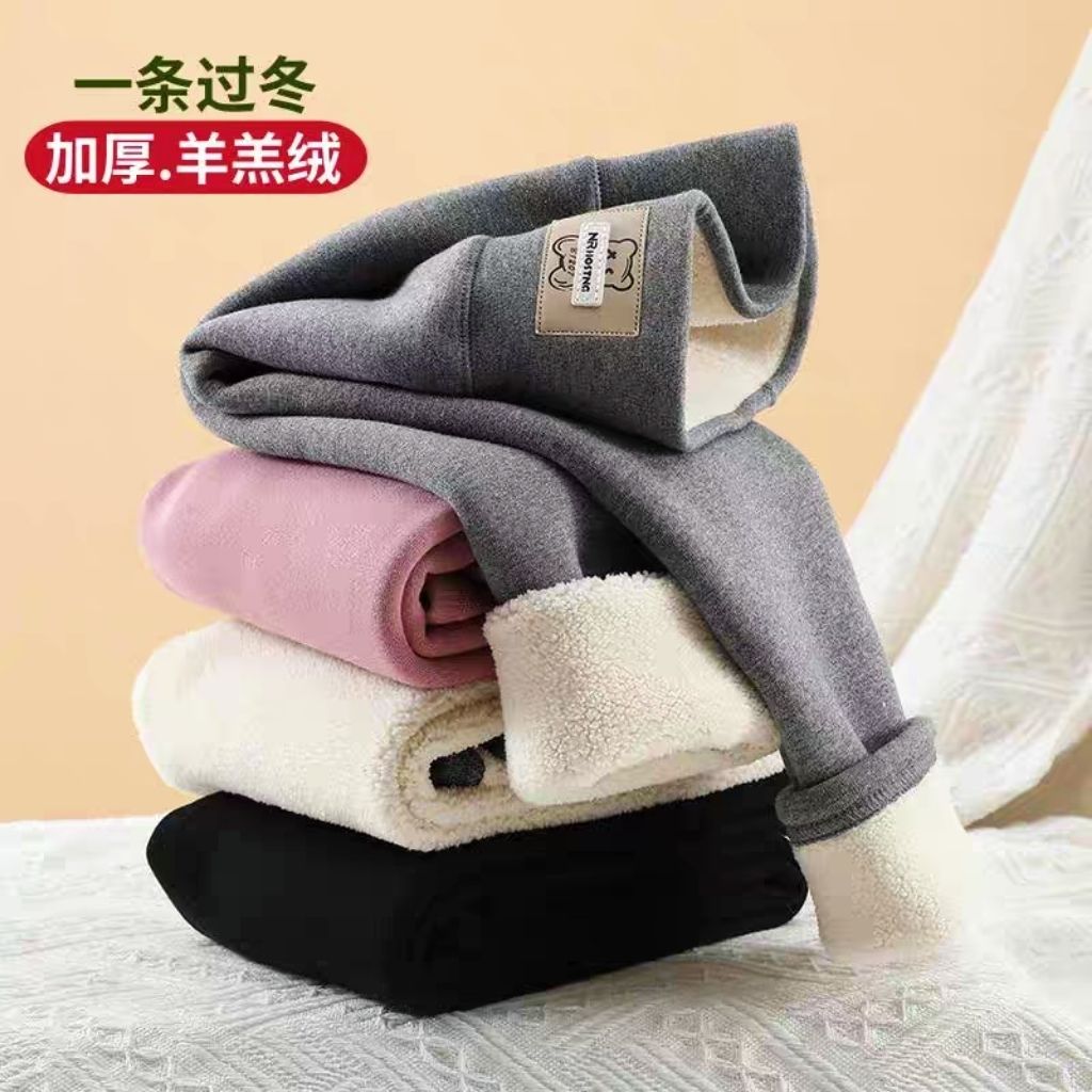 女童加绒打底裤冬季儿童