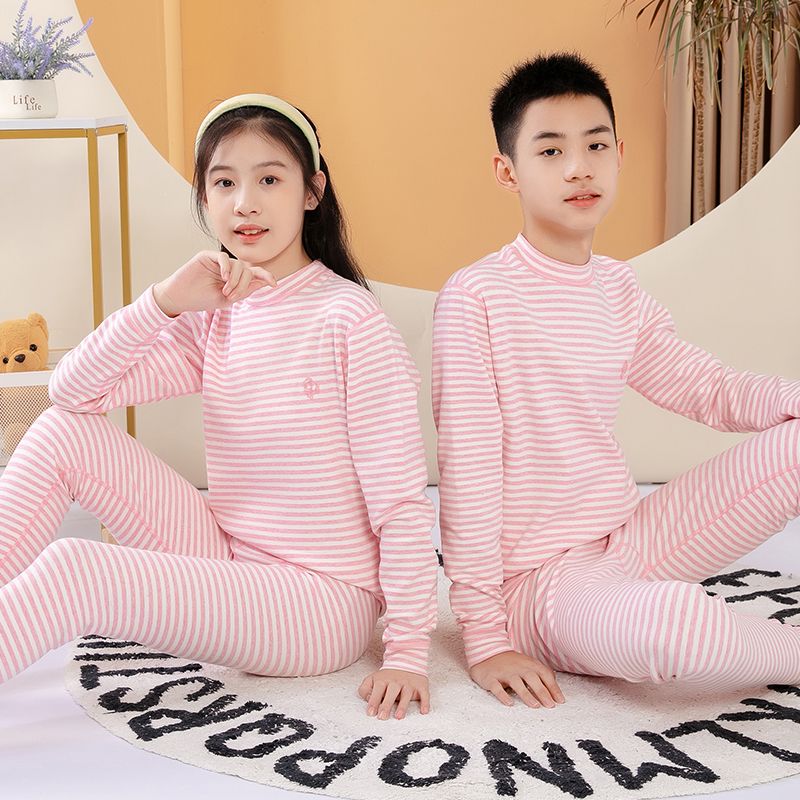 青少年秋衣秋裤大童纯棉