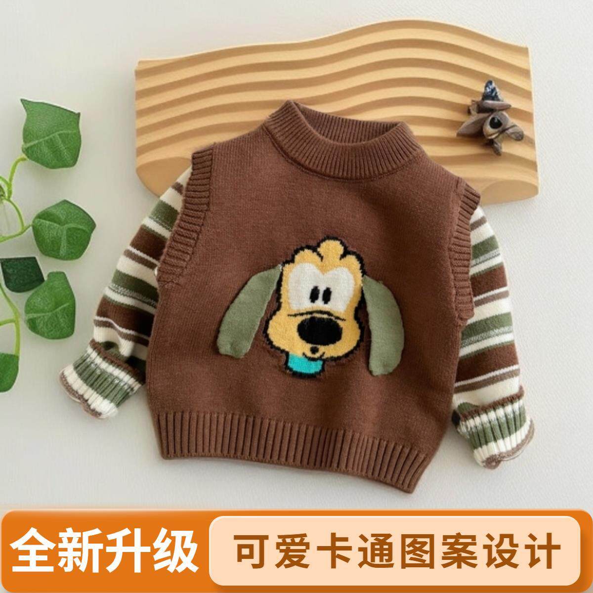 中小童加绒保暖打底衫男