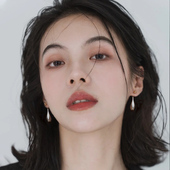 高级感一款 极简双色水滴耳环2026新款 爆款 两戴简约耳坠流苏耳饰女