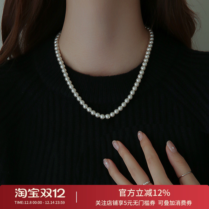 饰悟正品施家珍珠项链女轻奢小众