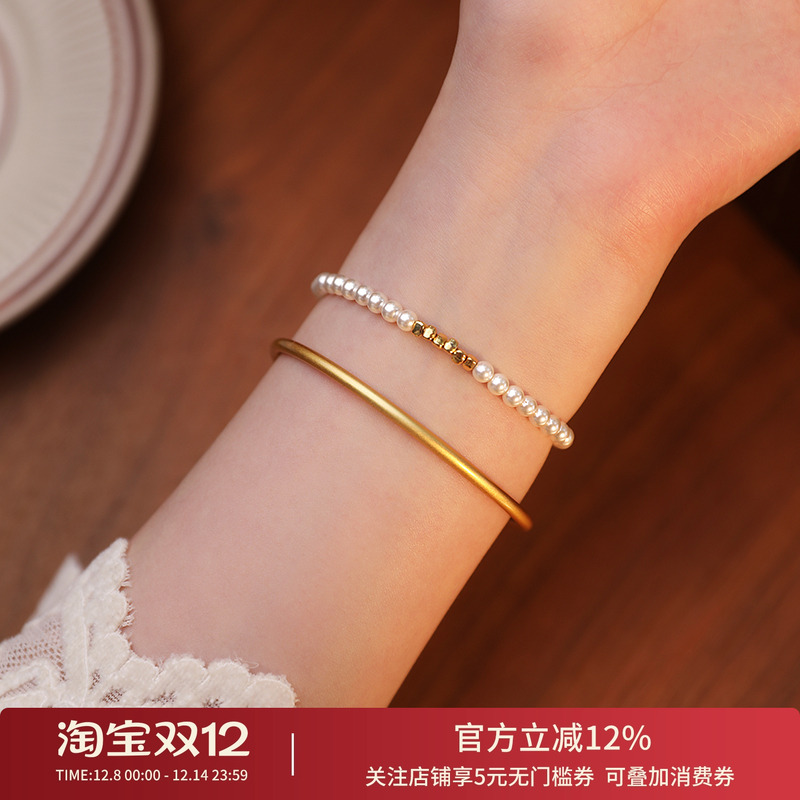 饰悟银饰女珍珠轻奢高级感手链