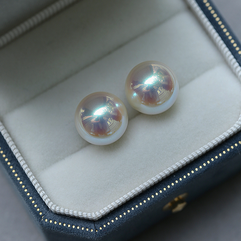 饰悟银饰999纯银复古天女粉耳钉