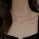 轻奢珍珠颈链锁骨链choker 爆款 施家细款 小米珠珍珠项链女2026新款