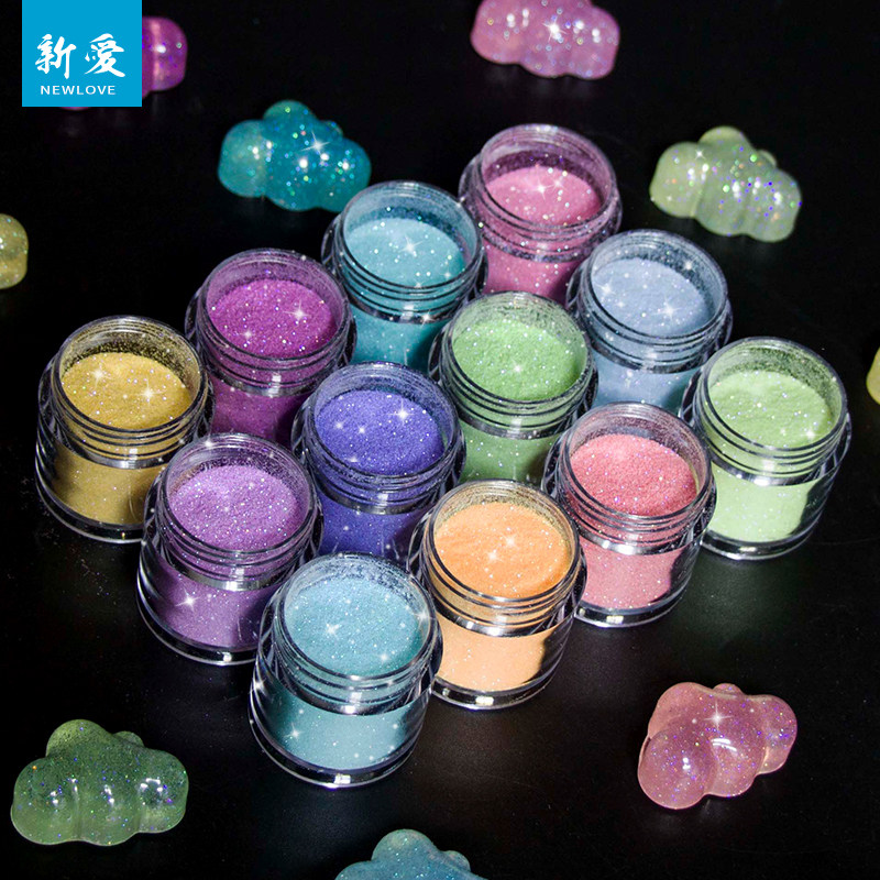 梦幻闪粉星河粉水晶滴胶ab胶手工diy填充材料超细不沉底悬浮粉