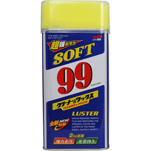 SOFT99光辉水蜡汽车车蜡去划痕蜡99水蜡白色车去污抛光蜡车用正品