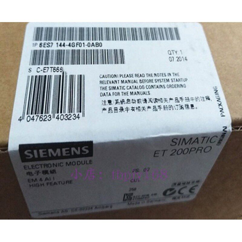 非实价议价议价原装 6ES7144-4PF00-0AB0 EM4AITC模块6ES7 144-4P