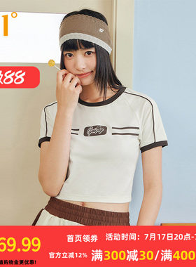 361运动T恤女2026夏季新款超短款冰感棒球服紧身啦啦队服运动短袖