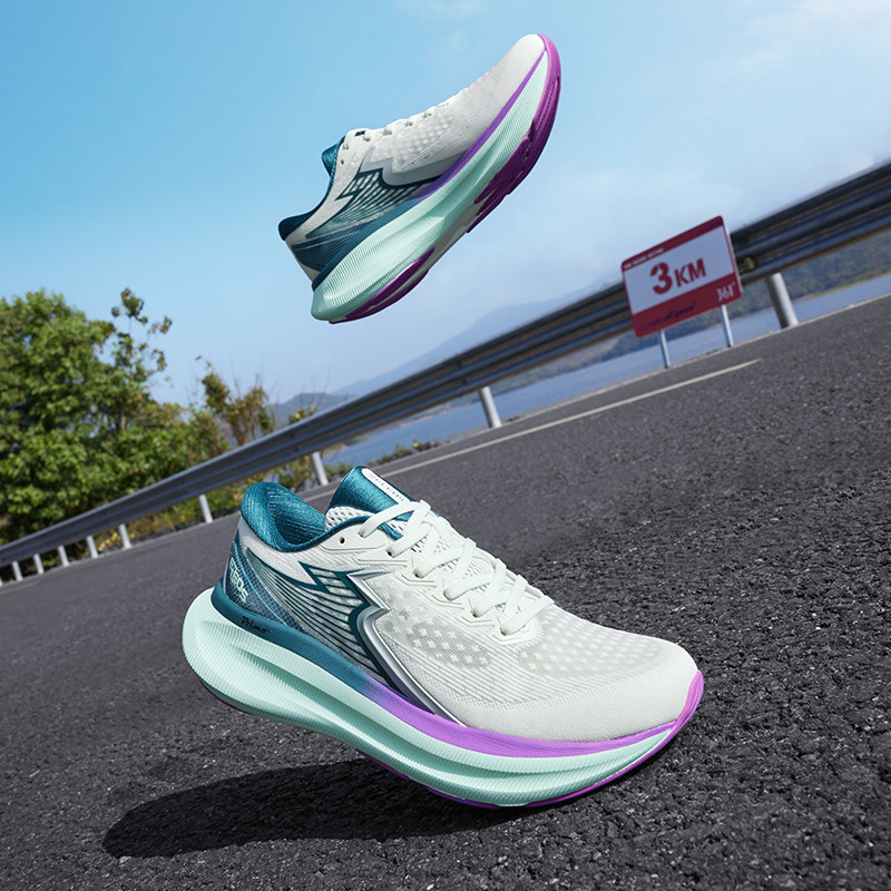 361度eleosSE跑步鞋春季网面透气轻便跑鞋专业缓震耐磨运动鞋男款