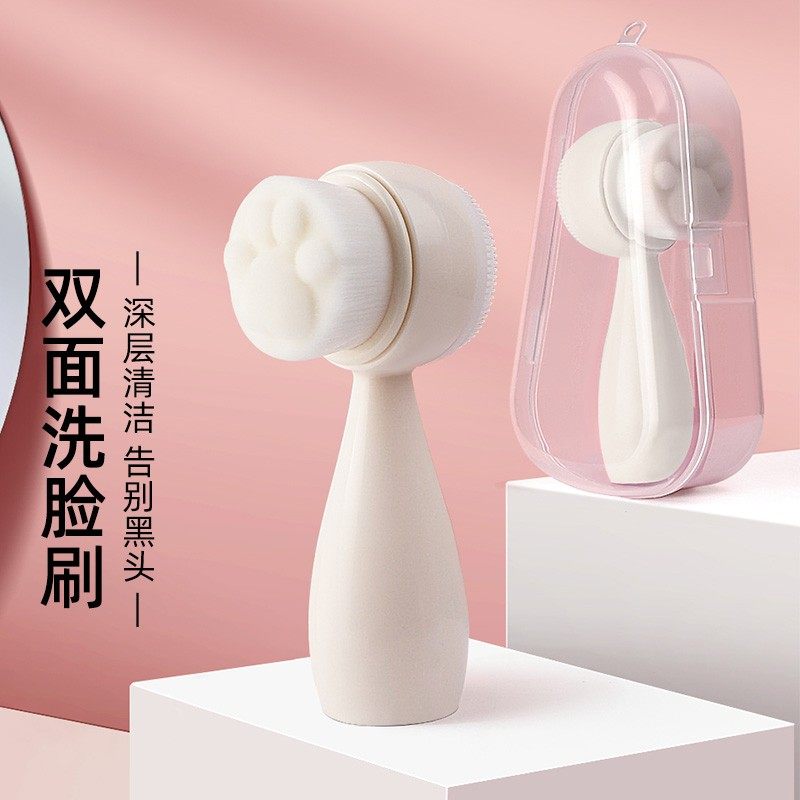 洗脸清洁器女软毛洗脸刷子清理毛孔洁面仪懒人专用洗面奶刷子矽胶
