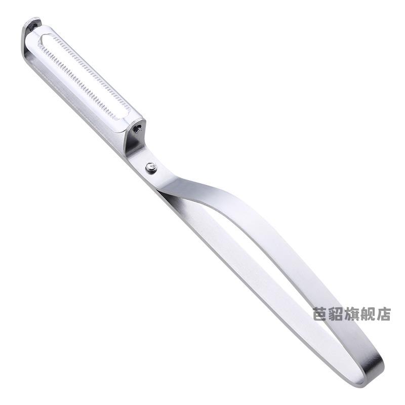 德国不锈钢削皮刀刨子水果去皮器削苹果神器刨皮刀家用锯齿刮皮