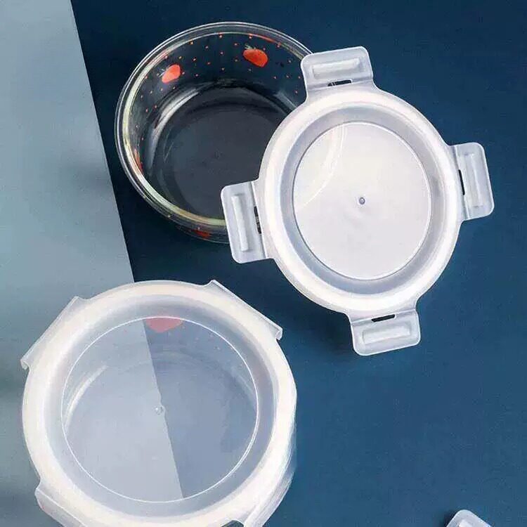 碗盖子圆型碗盖密封盖单独碗盖保鲜盖玻璃饭盒盖子圆形方形长方形