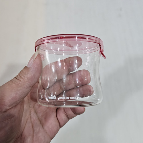 怡万家耐热玻璃保鲜盒240ml易洗