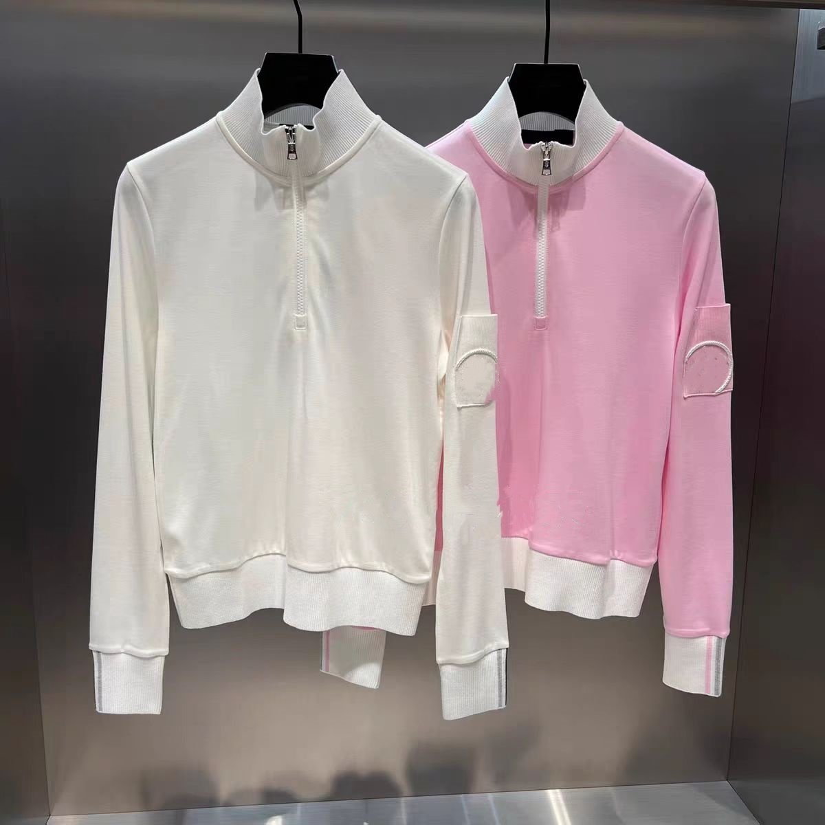 25秋季新款高尔夫服装女士长袖半拉链卫衣时尚百搭休闲运动上衣