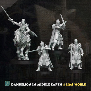 白城风格 掌钥官胡林WARDEN第三方28mm魔戒指环王战棋跑团树脂模型