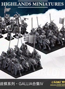 奇幻战棋GALLIA合集四弓箭手侠义骑士旧世界树脂桌游跑团模型锤