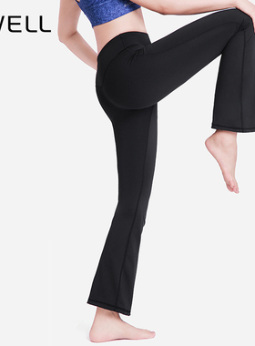 BWELL高腰提臀喇叭裤BWY7636K