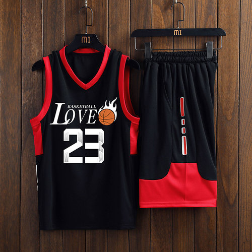 不起球不褪色夏季背心篮球服套装