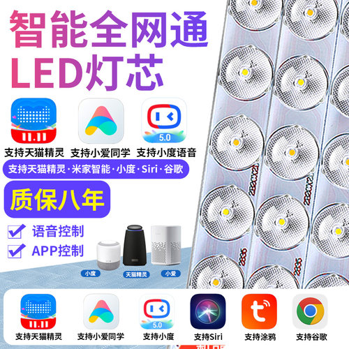 全网通灯条智能小度小爱led灯芯