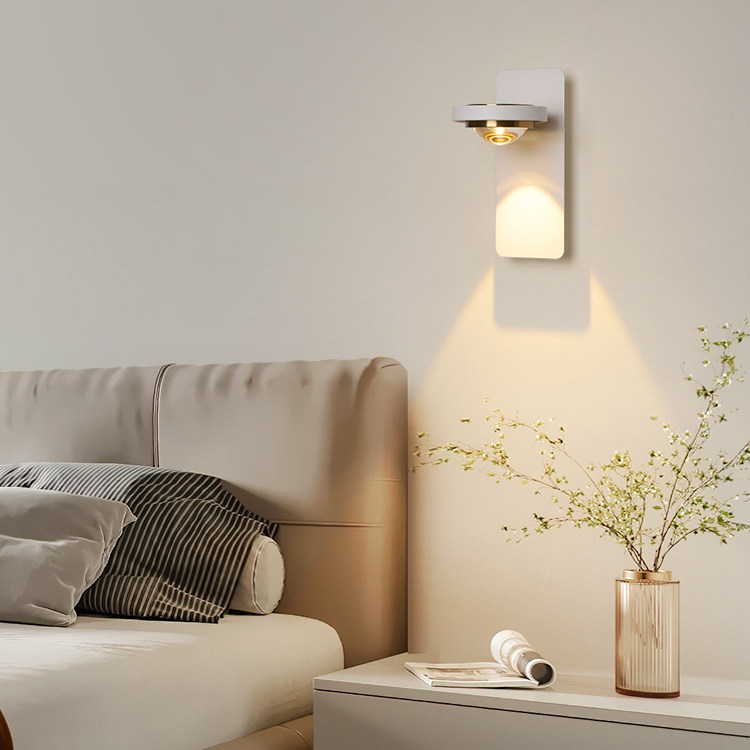 壁灯床头灯全光谱卧室过道客厅简约现代可旋转装饰画酒店背景墙灯
