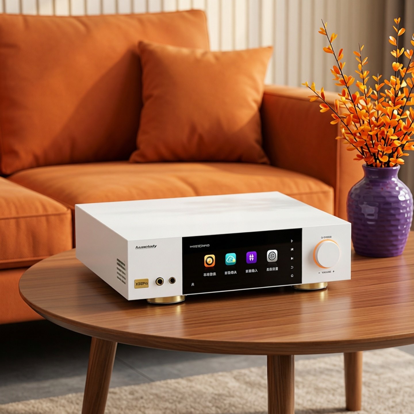 红芯X50pro数播解码器双AKMCD播放器发烧级高音质网络解码