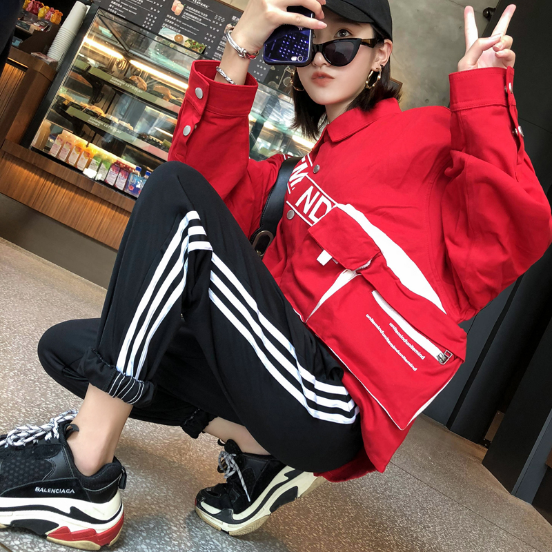 2018пîÇï¼¾ÐÝÏаٴîÔ˶¯¿ã×ÓÅ®¿íËɺ«°æulzzang½ÖÅij±ÏÔÊÝѧÉú